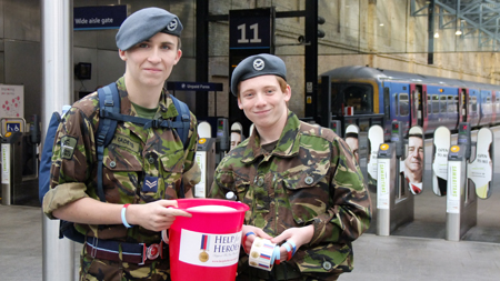 Lord Lieutenant of Bedfordshire with the cadets