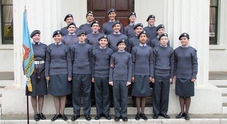 Sandy Cadets Join 70th Anniversary Celebrations