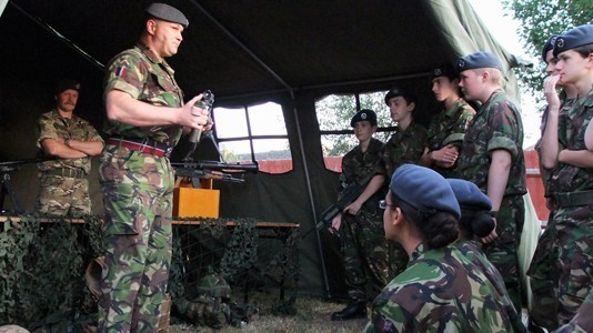 Sandy cadets take on competition